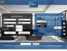 Tablet Screenshot of colliersresidential.com